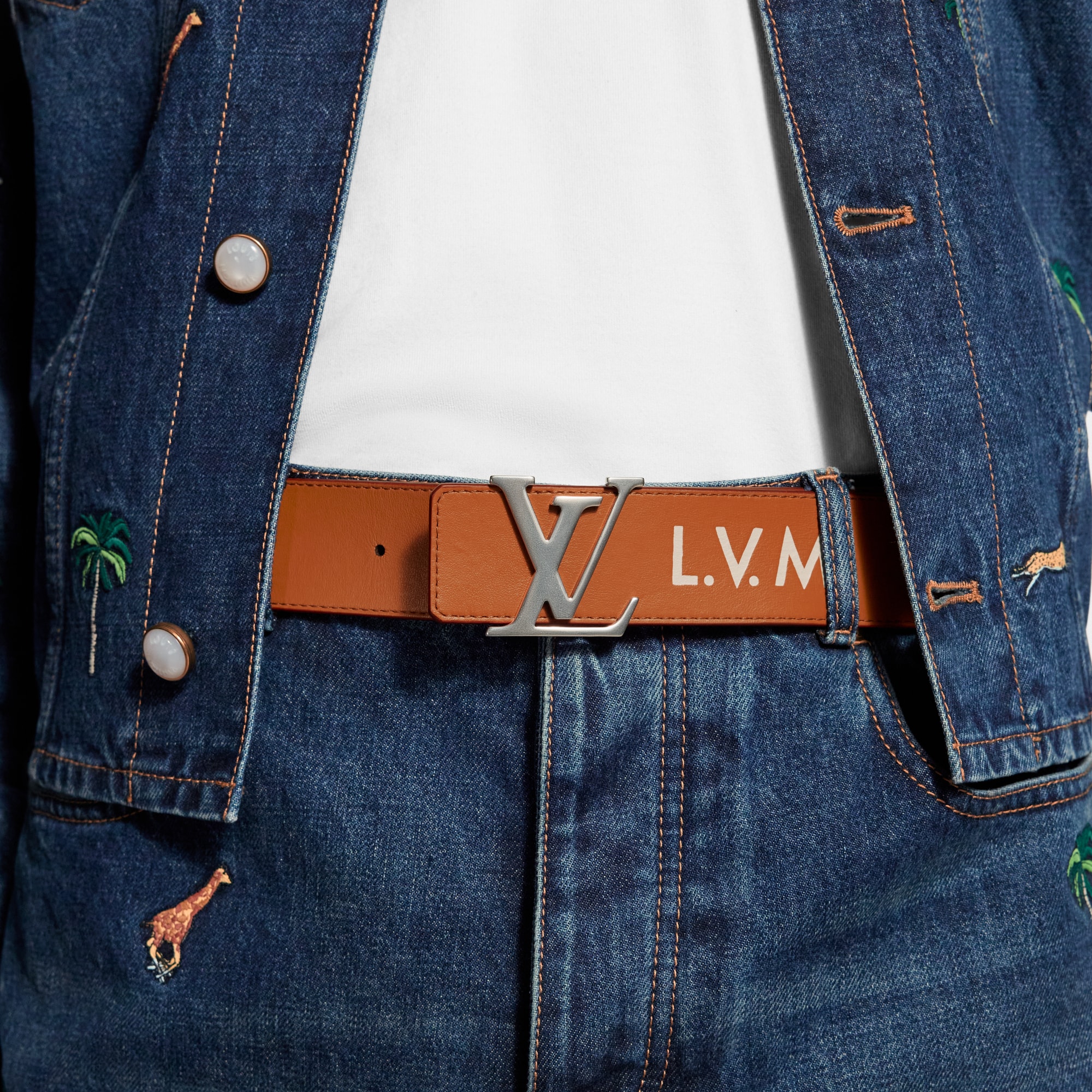 LV x The Darjeling Limited LV Initiales 40mm Reversible Belt